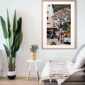 Busy Street In Rocinha